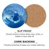 yanfind Ceramic Coasters (round) Wave Resources Electric Cobalt Sky  Liquid Family Game Intellectual Educational Game Jigsaw Puzzle Toy Set
