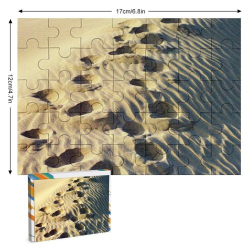 yanfind Picture Puzzle Desert Walk Sand Away Hot Story Dune after behind Follow Natural Aeolian Family Game Intellectual Educational Game Jigsaw Puzzle Toy Set