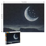 yanfind Picture Puzzle Alexandra Gruber Black Dark Half   Mountains Night Family Game Intellectual Educational Game Jigsaw Puzzle Toy Set