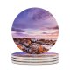 yanfind Ceramic Coasters (round) Bay Fires Tasmania Australia Sunrise Rocky Coast Seascape Ocean Clouds Purple Sky Family Game Intellectual Educational Game Jigsaw Puzzle Toy Set
