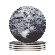 yanfind Ceramic Coasters (round) Images Frost Snow Wallpapers Outdoors Tree Uppsala Cozy Winter Forest Woodland Pictures Family Game Intellectual Educational Game Jigsaw Puzzle Toy Set