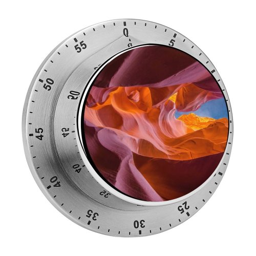 yanfind Timer Lower Antelope Canyon Arizona Tourist Attraction Famous Place Rock Formations Curves Sky 60 Minutes Mechanical Visual Timer
