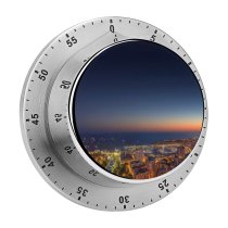 yanfind Timer Crevisio Monaco Yacht Show Cityscape City Lights Night Time Ocean Seascape Sunset 60 Minutes Mechanical Visual Timer