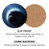 yanfind Ceramic Coasters (round) Comfreak Space  Planets  Dark  Light Astronomy Family Game Intellectual Educational Game Jigsaw Puzzle Toy Set