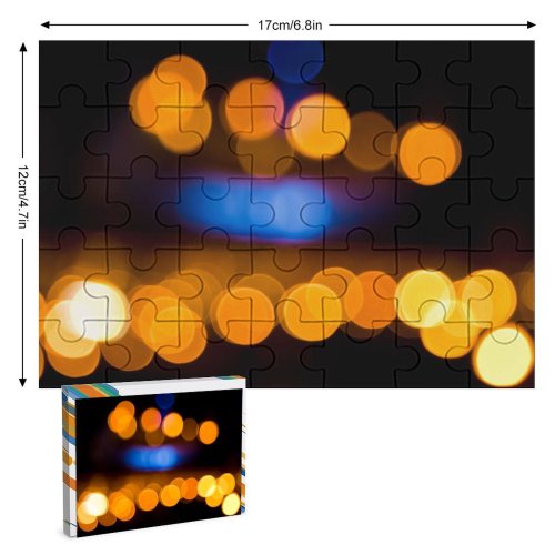 yanfind Picture Puzzle Bokeh Abstract Blurs Circles Texture Backdrop Textural  Blurred Blurriness Circular Round Family Game Intellectual Educational Game Jigsaw Puzzle Toy Set