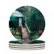 yanfind Ceramic Coasters (round) Images Land Building Flora Seward Cabin Quiet Wallpapers Plant Outdoors Tree States Family Game Intellectual Educational Game Jigsaw Puzzle Toy Set