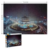 yanfind Picture Puzzle Chinese Night Progress Architecture Building  Place History Prosperity Tradition Intersection Highway Family Game Intellectual Educational Game Jigsaw Puzzle Toy Set