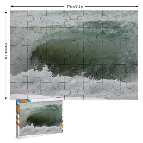 yanfind Picture Puzzle Wave Sea Coast Clean  Surf Wind Ocean  Sports Surfing Boardsport Family Game Intellectual Educational Game Jigsaw Puzzle Toy Set