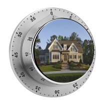 yanfind Timer Cultures Tree Architecture Building Bush Lawn Window Sky Sunny USA Suburb Tradition 60 Minutes Mechanical Visual Timer