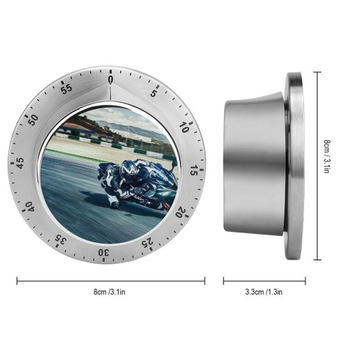 yanfind Timer Bikes Kawasaki Ninja ZX R Winter Test  Racing 60 Minutes Mechanical Visual Timer