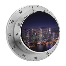 yanfind Timer Tobias Reich Singapore City Cityscape  Architecture Skyscrapers Nightlife City Lights Waterfront 60 Minutes Mechanical Visual Timer