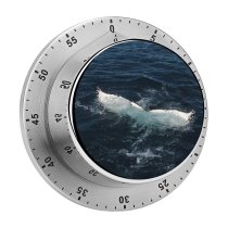 yanfind Timer Whale Australie Walvis Sea  Oceaan Ocean Marine Biology Cetacea Wind Wave 60 Minutes Mechanical Visual Timer
