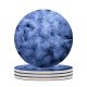 yanfind Ceramic Coasters (round) Black Dark Jellyfishes Sea  Underwater Dark Aquarium Transparent Family Game Intellectual Educational Game Jigsaw Puzzle Toy Set
