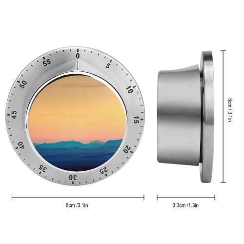 yanfind Timer Johannes Plenio Mountains Landscape Evening Sky Dusk 60 Minutes Mechanical Visual Timer