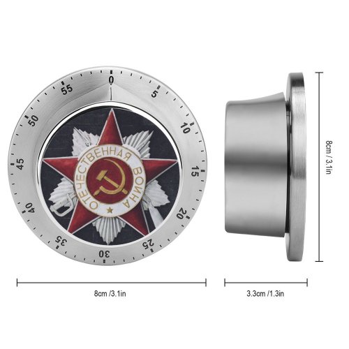 yanfind Timer Vladivostok Armed Sickle Struggle Forces Honor USSR Flag Russian Destinations Award History 60 Minutes Mechanical Visual Timer