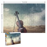 yanfind Picture Puzzle Alexandra Gruber Violin Musical Desert Storm Family Game Intellectual Educational Game Jigsaw Puzzle Toy Set