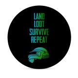 yanfind Ceramic Coasters (round) Black Dark Quotes Games PUBG Survive Loot Repeat PUBG Helmet Family Game Intellectual Educational Game Jigsaw Puzzle Toy Set