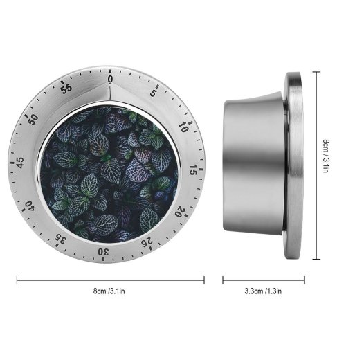 yanfind Timer Leaves Plant Botanical Garden 60 Minutes Mechanical Visual Timer