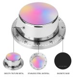 yanfind Timer Effects Futuristic Neon Hologram Creativity Lighting Liquid Flowing Natural Wireless Spectrum Purple 60 Minutes Mechanical Visual Timer