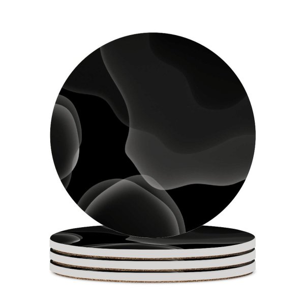 yanfind Ceramic Coasters (round) Dark IOS AMOLED Family Game Intellectual Educational Game Jigsaw Puzzle Toy Set