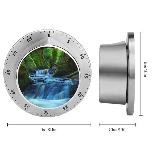 yanfind Timer John McSporran Finnich Glen River Waterfall  Scotland Tourist Attraction Landscape 60 Minutes Mechanical Visual Timer
