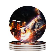 yanfind Ceramic Coasters (round) XioxGraphix Games Battlefield Fan Art Concept Family Game Intellectual Educational Game Jigsaw Puzzle Toy Set