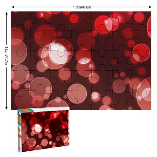 yanfind Picture Puzzle Abstract Bokeh Colorful Cool Decor Decoration Design Fantasy Funky Ornament Repeat Retro Family Game Intellectual Educational Game Jigsaw Puzzle Toy Set