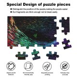 yanfind Picture Puzzle Abstract Technology Razer Multicolor Particles Swarm Family Game Intellectual Educational Game Jigsaw Puzzle Toy Set