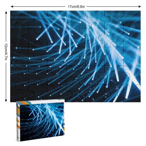 yanfind Picture Puzzle William Warby Abstract Spot Lights Dark Indoor Family Game Intellectual Educational Game Jigsaw Puzzle Toy Set