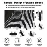 yanfind Picture Puzzle Zebra Wildlife Terrestrial  Snout Family Game Intellectual Educational Game Jigsaw Puzzle Toy Set