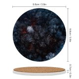 yanfind Ceramic Coasters (round) Luukdek Winter Forest Snow Covered Aerial Birds  Drone Photo Trees Family Game Intellectual Educational Game Jigsaw Puzzle Toy Set