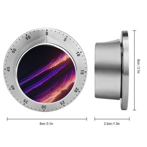 yanfind Timer Dante Metaphor Abstract Rays Colorful Glowing Dark 60 Minutes Mechanical Visual Timer