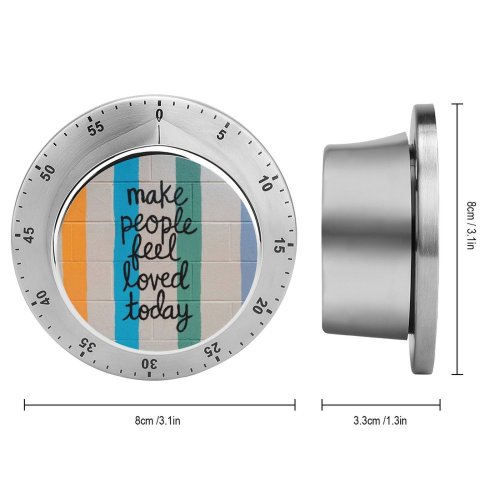 yanfind Timer Clay Banks Quotes Love Make Feel Today Popular Brick Wall Stripes Colorful 60 Minutes Mechanical Visual Timer