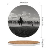 yanfind Ceramic Coasters (round) Images Landscape Riding Wallpapers Free Horse  Erciyes Pictures Western Cowboy Grey Family Game Intellectual Educational Game Jigsaw Puzzle Toy Set