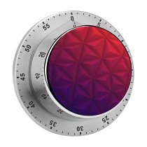 yanfind Timer Dimensional Blank Dawn Dimensional Purple Dark Vibrant   Sunset Grid Neon 60 Minutes Mechanical Visual Timer