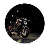 yanfind Ceramic Coasters (round) Black Dark Bikes  Agusta Dragster  SCS Night Tarmac Family Game Intellectual Educational Game Jigsaw Puzzle Toy Set