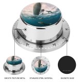 yanfind Timer Wildlife Fish Sea  Wild Motion Adventure Beauty Diving Underwater Shark Four 60 Minutes Mechanical Visual Timer