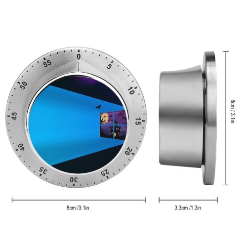 yanfind Timer Celebrations Halloween Happy 60 Minutes Mechanical Visual Timer