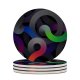 yanfind Ceramic Coasters (round) Abstract  Space Dark Family Game Intellectual Educational Game Jigsaw Puzzle Toy Set