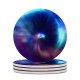 yanfind Ceramic Coasters (round) Stu Ballinger Abstract  CGI Spectrum Glowing Family Game Intellectual Educational Game Jigsaw Puzzle Toy Set