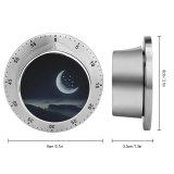 yanfind Timer Alexandra Gruber Black Dark Half   Mountains Night 60 Minutes Mechanical Visual Timer