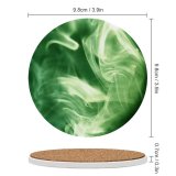 yanfind Ceramic Coasters (round) Smokey Smoking Cloudy CLouds Light SHapes Grey Fire Cloud Graphics Fractal Art Family Game Intellectual Educational Game Jigsaw Puzzle Toy Set