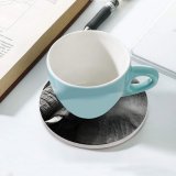 yanfind Ceramic Coasters (round) Dark Elephant Closeup Family Game Intellectual Educational Game Jigsaw Puzzle Toy Set