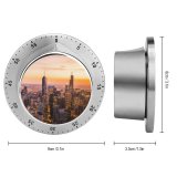 yanfind Timer Chicago Cityscape Skyscrapers Dawn Sunset City Lights Illinois USA 60 Minutes Mechanical Visual Timer