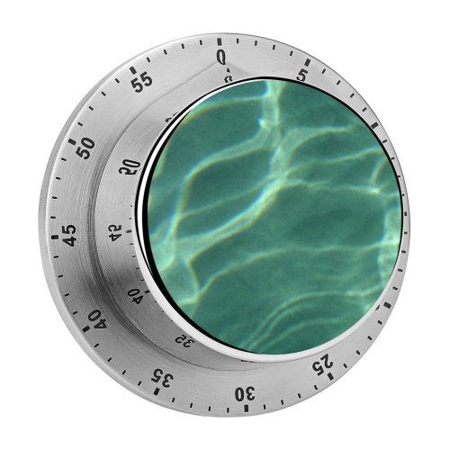 yanfind Timer Texture Sand Sea Underwater Light Fish Aqua Turquoise Organism Electric Transparent 60 Minutes Mechanical Visual Timer