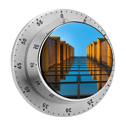 yanfind Timer Carsten Heyer Architecture  Look Reflection Glass Building Symmetrical Exterior Sky 60 Minutes Mechanical Visual Timer