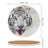 yanfind Ceramic Coasters (round) Wendy Corniquet  Winter Family Game Intellectual Educational Game Jigsaw Puzzle Toy Set