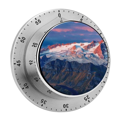 yanfind Timer Vincentiu Solomon Marmolada  Italy  Range Snow Covered Landscape Peaks Tourist 60 Minutes Mechanical Visual Timer