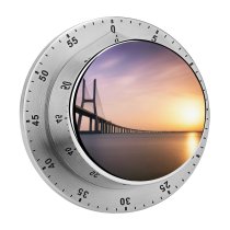 yanfind Timer William Warby Vasco Da Gama  Lisbon Portugal Tagus River Sunrise Dawn 60 Minutes Mechanical Visual Timer