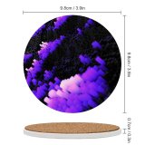 yanfind Ceramic Coasters (round) Dante Metaphor Abstract Rays Violet Bars Glowing Blocks Family Game Intellectual Educational Game Jigsaw Puzzle Toy Set